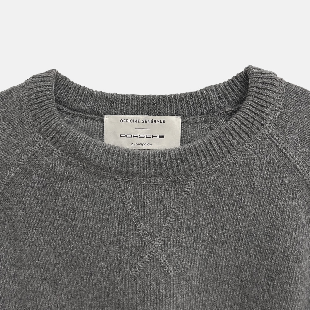 Super Flea Market+OFFICINE GENERALE X PORSCHE+grey cashmere sweater+Brand Archive 1